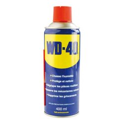 bombe WD-40 nettoyer chrome vélo vintage jante guidon  garde-boue