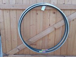 change pair of rigida rim 700c SHC 5 pro tubular retro racing bike