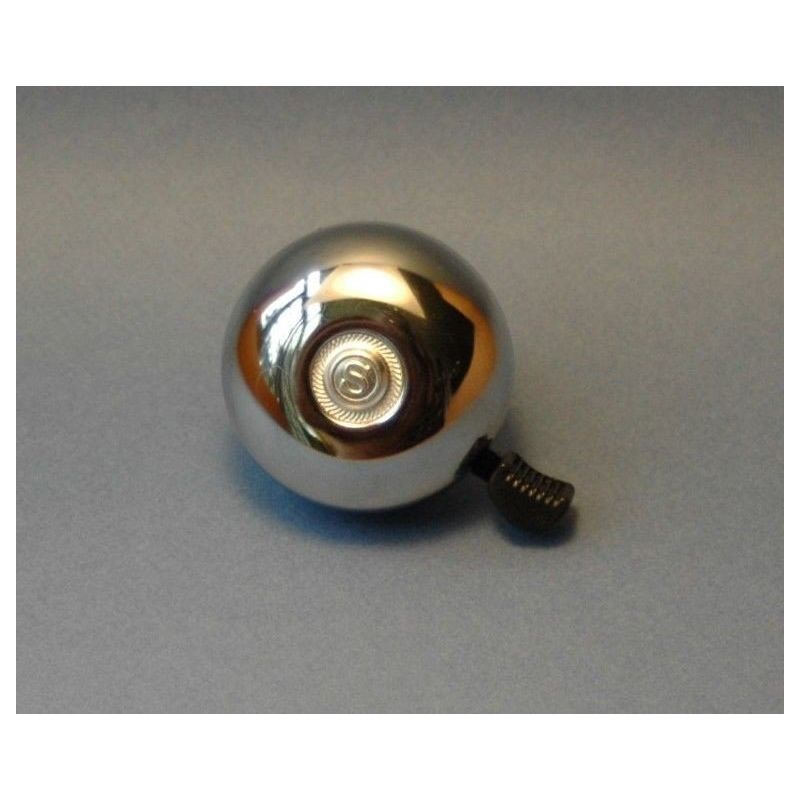 Vintage bell in chromed steel