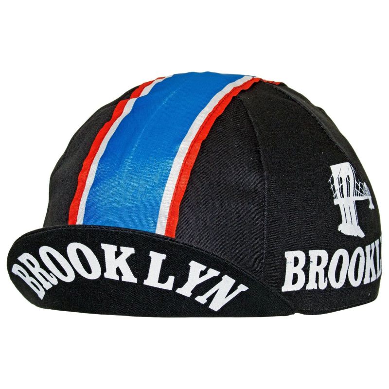 Casquette Brooklyn noir Tour de France vélo vintage rétro équipe cycliste