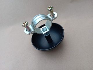 Vintage bell in chromed steel vintage bicycle
