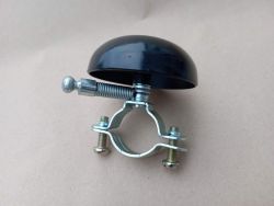 Vintage bell in chromed steel vintage bicycle