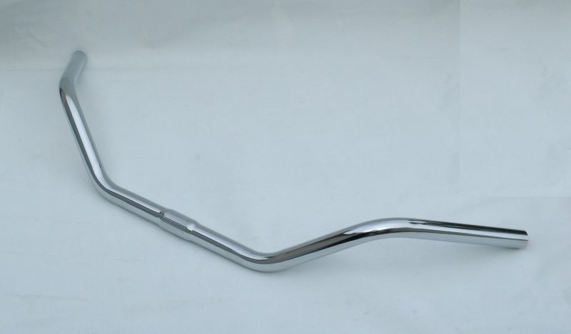 guidon pour vélo porteur vintage acier chromé