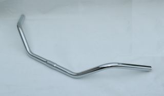 guidon pour vélo porteur vintage acier chromé