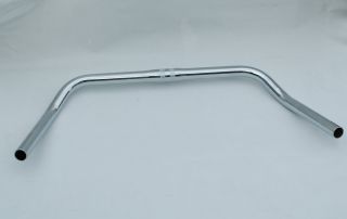 Cintre pour vélo porteur vintage acier chromé 700mm