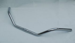 Cintre pour vélo porteur vintage acier chromé 700mm