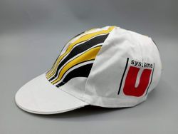 System U cap cycling Laurent Fignon and Marc Madiot team - authentic vintage cap from the late 80s