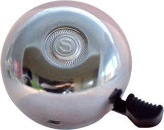 Vintage bell in chromed steel