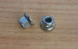 safety nuts front wheel  vintage bike 