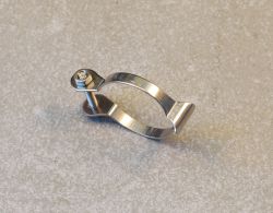 28,6 mm stainless steel clamp for vintage bike cable sheath