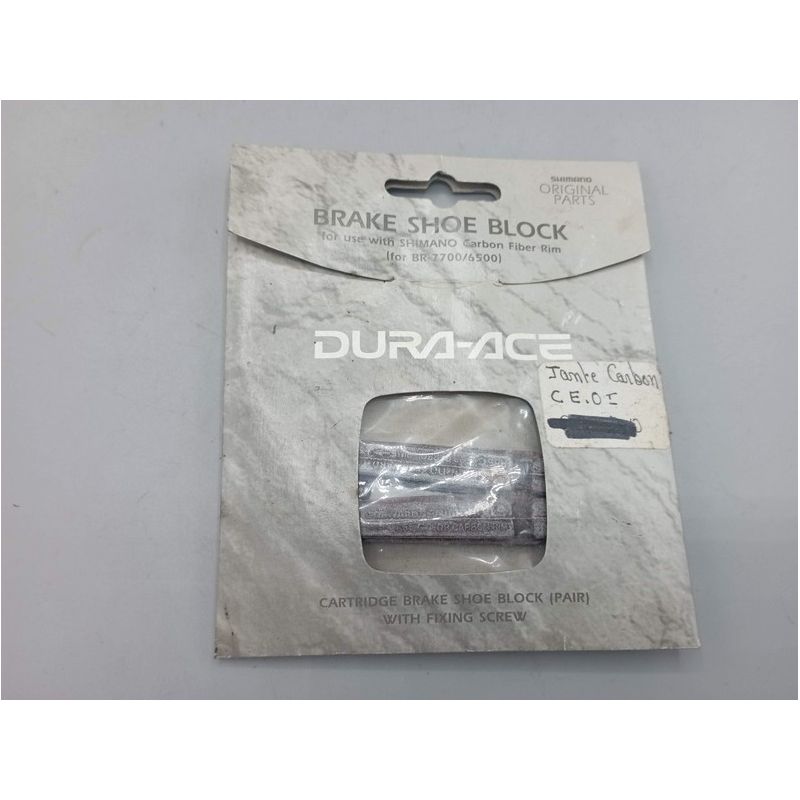 Dura-Ace - 2 pads for BR-7700 - BR-6500 carbon rims vintage racer bicycle