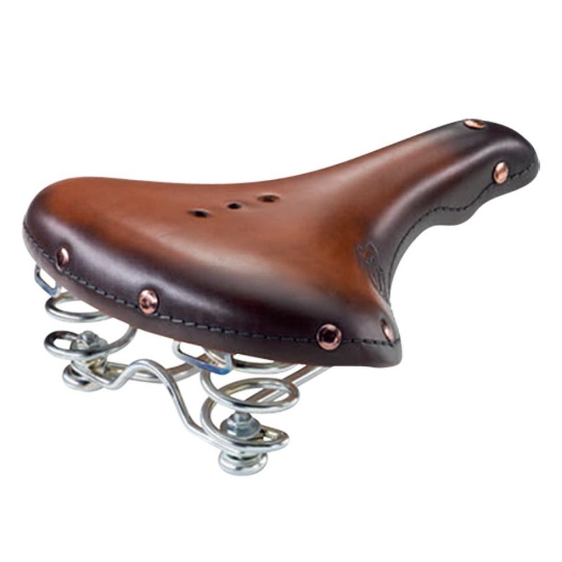 selle en cuir marron pour vélo de ville rétro Monte Grappa 1990 vélo vintage