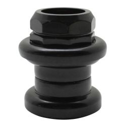 Threaded headset in chromed steel black 1 inch - 1" (25,4mm)  BSA BSC