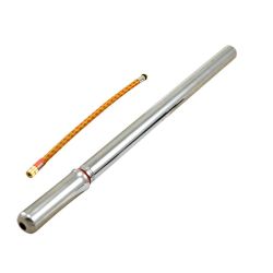 pump chrome steel L 380 mm old bike
