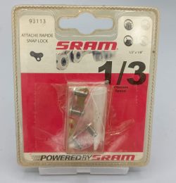 attache rapide SRAM chaine vélo 1 3 vitesses couleur or vintage