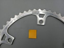 plateau Sakae Roundtech Powering 52 dents BCD 130  années 80 90 vélo course vintage