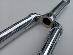 700c racing fork, cromo steel, Ø22 - 1980s