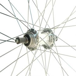 Velox roue arrière vtc 700c 28  jante pneu 36 trous roue libre blocage rapide