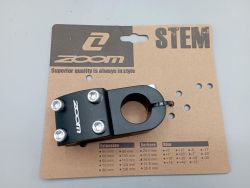 Zoom - Potence noire BMX  aluminium 1 1/8"