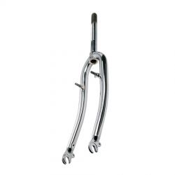 26‘ ø 1’ chrome steel mountain bike fork, vintage 1990s-2000s