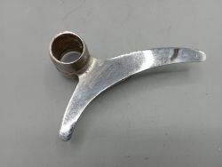 Suicide-type front derailleur for vintage bicycles from the 1930s to 1950s