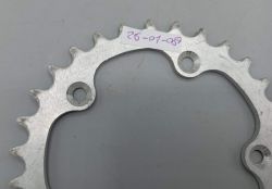 plateau pédalier tevano nervar BCD 90 30 dents  vélo vintage ancien années 70 80