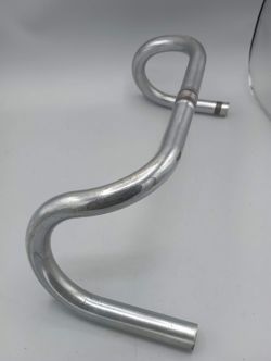 Vintage touring bike handlebars from the 1950s and 1960s for cycle touring