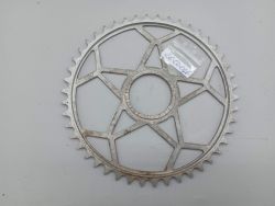 Plateau Aluvac en duralumin à 46 dents pour vélos de course des années 1930, 1940 et 1950