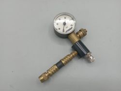 Manométre Obsys pour pression de fourche de vélo vintage oldschool