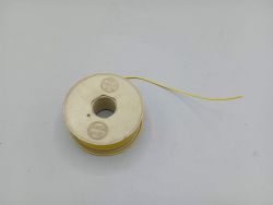 fil dynamo électrique jaune feu dynamo ancien stock années 70