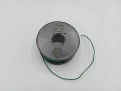 green electric dynamo wire, old stock from the 1970s.