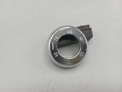 Multi-size spoke wrench for bicycles and mopeds, made in France: 3.25 - 2.6 - 2 - 2.3 - 1.8 - 1.6, old stock