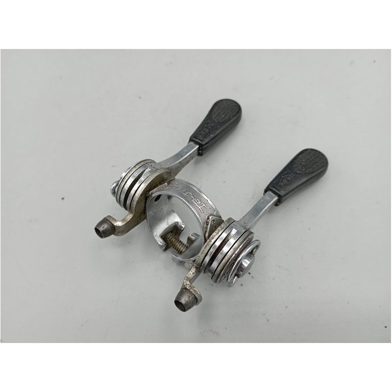 Huret luxury gear levers, vintage racing bike levers from the 1960s and 1970s