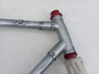cadre velo de course Peugeot PR 10 orange Reynolds 531 acier vintage