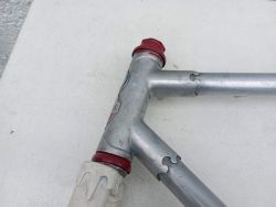 cadre velo de course Peugeot PR 10 orange Reynolds 531 acier vintage