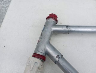 cadre velo de course Peugeot PR 10 orange Reynolds 531 acier vintage