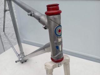 cadre velo de course Peugeot PR 10 orange Reynolds 531 acier vintage