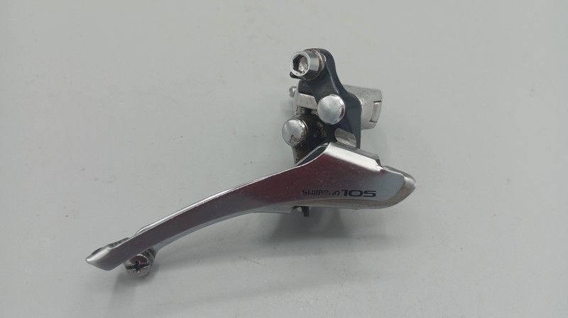 shimano FD-1050 front derailleur with collar retro vintage bicycle