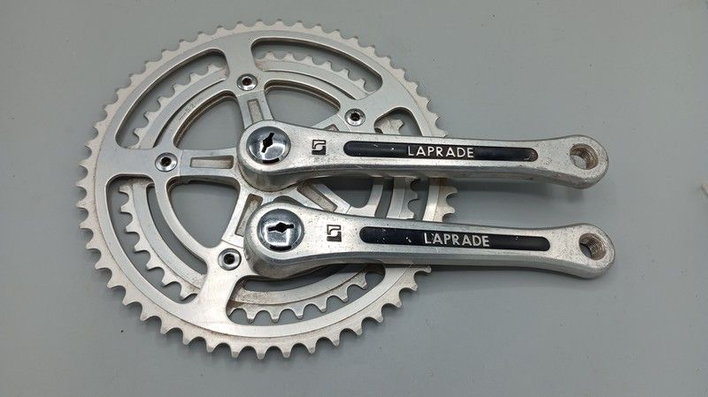 Laprade double-chainring crankset for vintage bikes