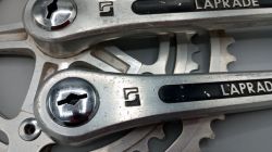 Laprade double-chainring crankset for vintage bikes