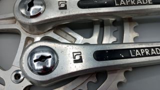 Laprade double-chainring crankset for vintage bikes