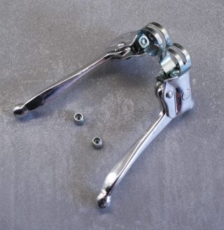 leviers frein vélo ville aluminium câbles weinmann vintage vélotaf